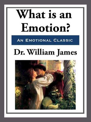 cover image of What is an Emotion?